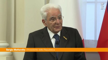 Mattarella "Crinale pericoloso, si rischia un baratro di violenza"