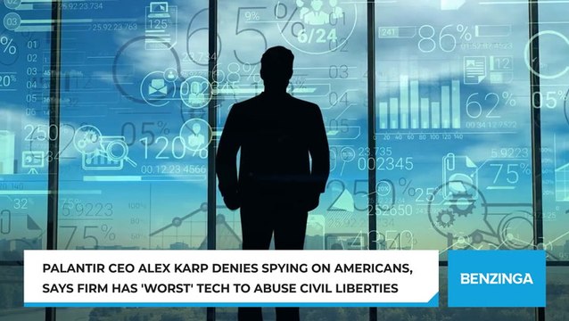 Palantir CEO Alex Karp Denies Spying On Americans, Says Firm Has 'Worst' Tech To Abuse Civil Liberties