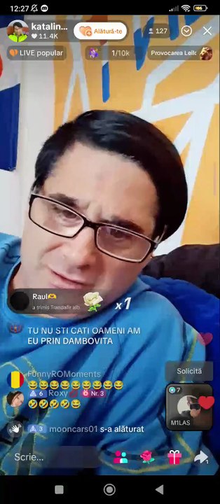 Fragment din live-ul lui KaTaLiN TaLeEnT de pe TikTok (30.08.2025,#2)
