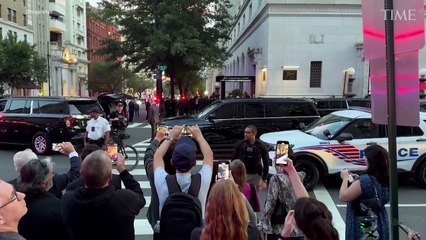 ‘You’re Not Welcome Here’: Trump Confronted by Protesters During Dinner in D.C.