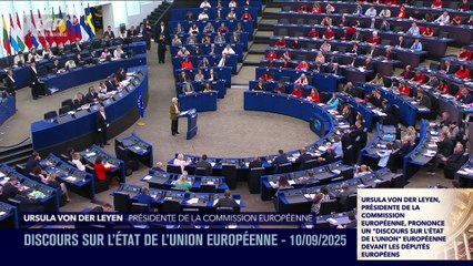 Évènements - "Discours sur l'état de l'Union" d'Ursula von der Leyen, présidente de la Commission