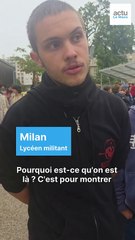 Pourquoi les lycéens se sont mobilisés pour le 10 septembre au Mans ?