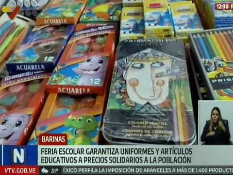 Habitantes de Barinas adquieren artículos escolares y uniformes a precios solidarios