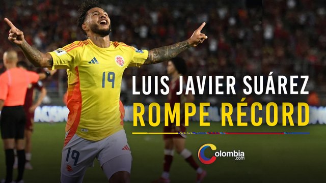 Ni Falcao lo logró: Luis Javier Suárez rompe récord histórico con 4 goles a Venezuela