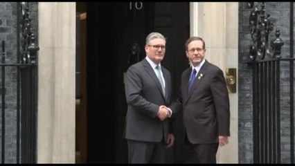 Il presidente israeliano Herzog incontra il premier GB Starmer