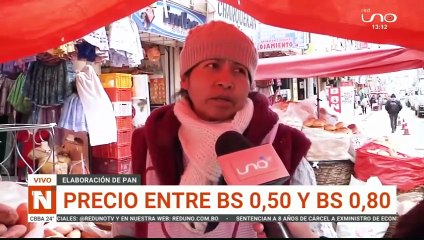 EL ALTO, VENTA DE PAN ENTRE BS. 0,50 Y BS. 0,80