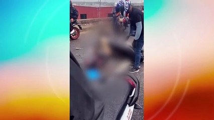 Vídeo Revela Acidente Grave com Motociclista de 27 Anos no Viaduto da Avenida Pã Nordestina: Análise Detalhada