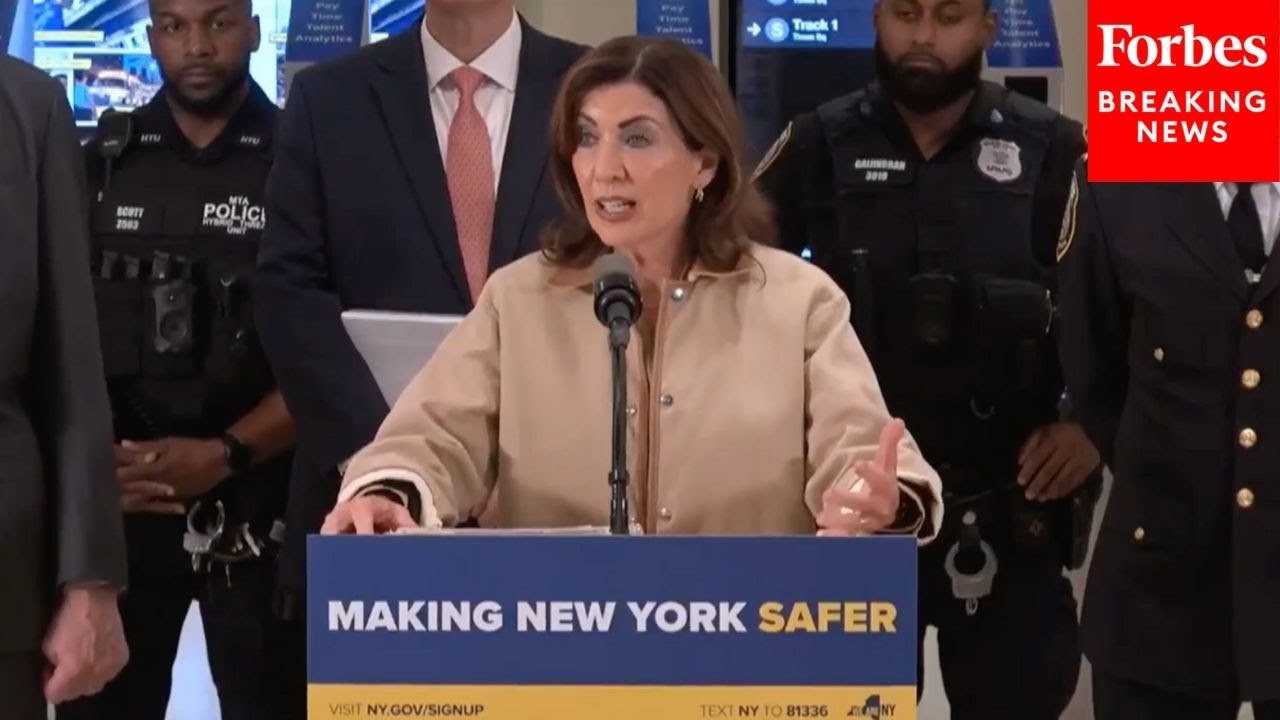 Gov. Kathy Hochul Presents New York City Subway Performance, Safety Report