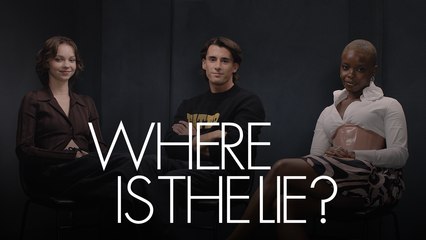 Emma Myers, Joy Sunday & Georgie Farmer Take Turns in the Hot Seat | Where Is The Lie? | ELLE
