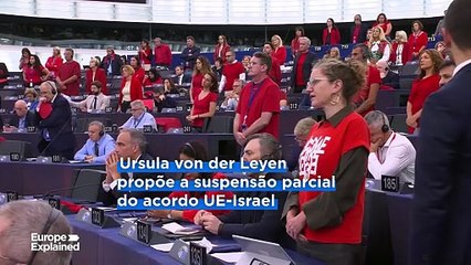 Ursula von der Leyen fala ao centro e à esquerda no discurso sobre o Estado da União
