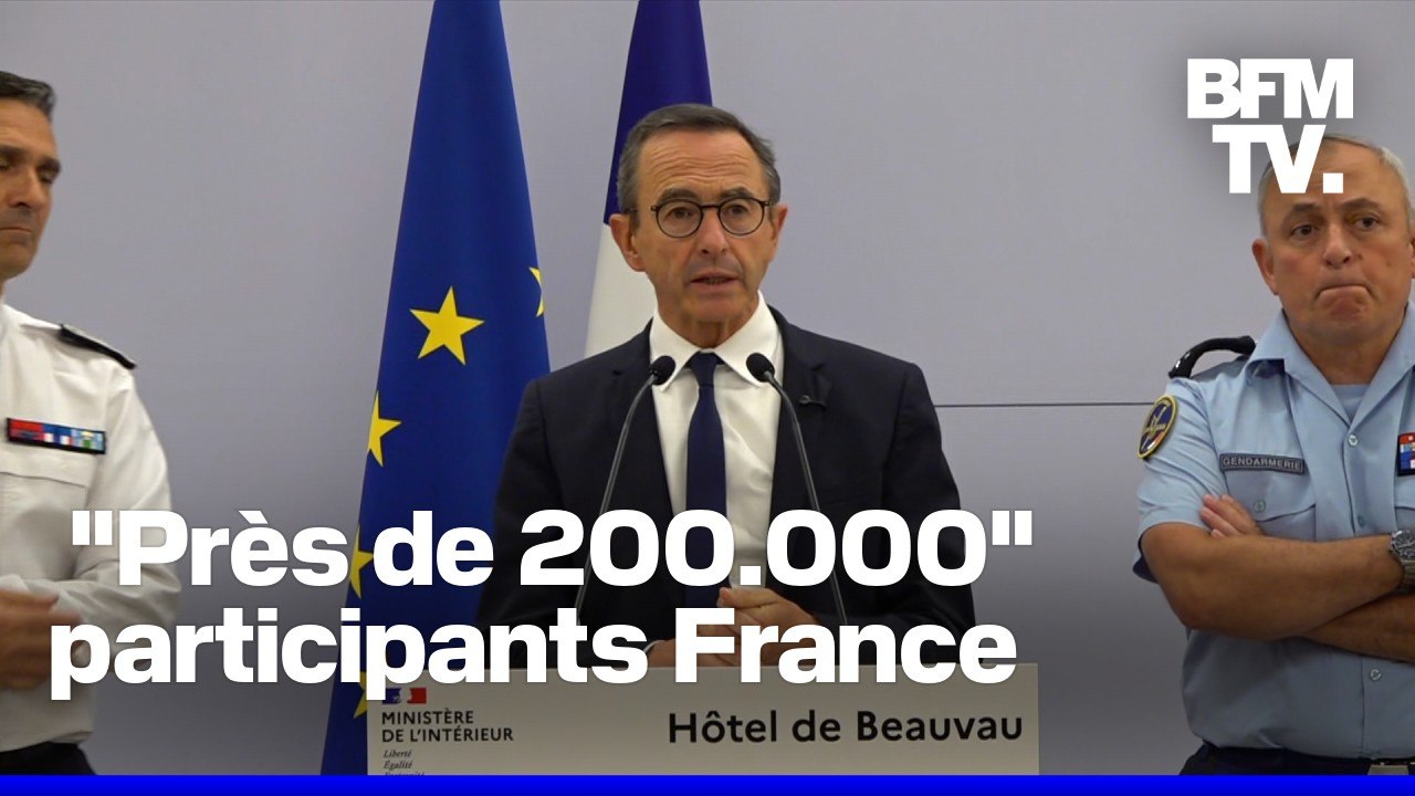 "Bloquons tout": Bruno Retailleau se félicite de la "mise en échec" du blocus du pays