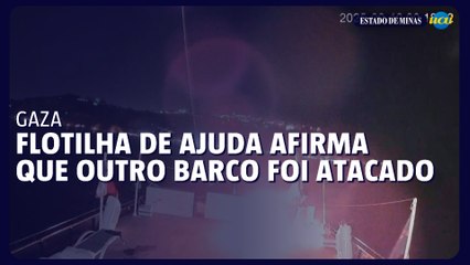 Flotilha de ajuda humanitária para Gaza afirma que outro barco foi atacado