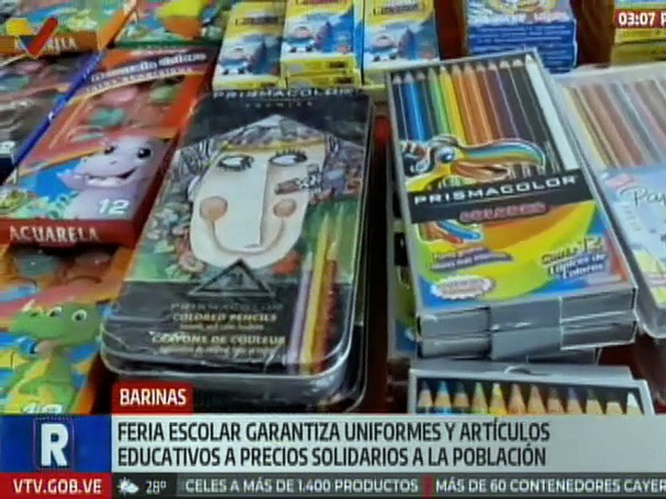 Ferias escolares garantizan los uniformes y útiles escolares a precios accesibles en Barinas