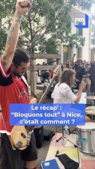 "Bloquons tout" : le récap en images d'une journée de mobilisation à Nice