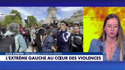 Alice Cordier : «On était 10, sans service de sécurité, venues manifester pacifiquement.»