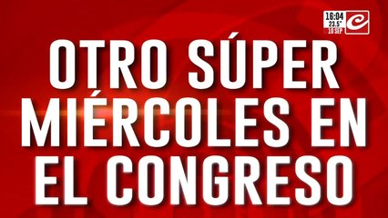 Otro super miércoles en el Congreso: los jubilados marchan hasta plaza de Mayo