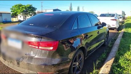 Audi bate contra traseira de Onix na BR-277, em Santa Tereza do Oeste