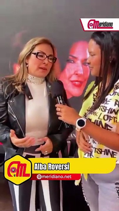 Alba Roversi ratifica su conexión con Caracas en su retorno a Venezuela