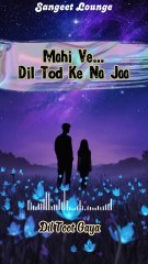 Dil Toot Gaya | Sad Song That Can Make You Cry | Arjit Singh Style  | Teaser of Official Song | Bollywood Song 2025#diltootgaya #arjitsinghstyle #sangeetlounge