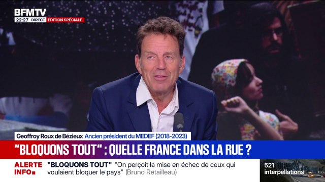 Crise politique: Objectivement, le pays n'est pas à gauche , lance Geoffroy Roux de Bézieux, ancien président du MEDEF