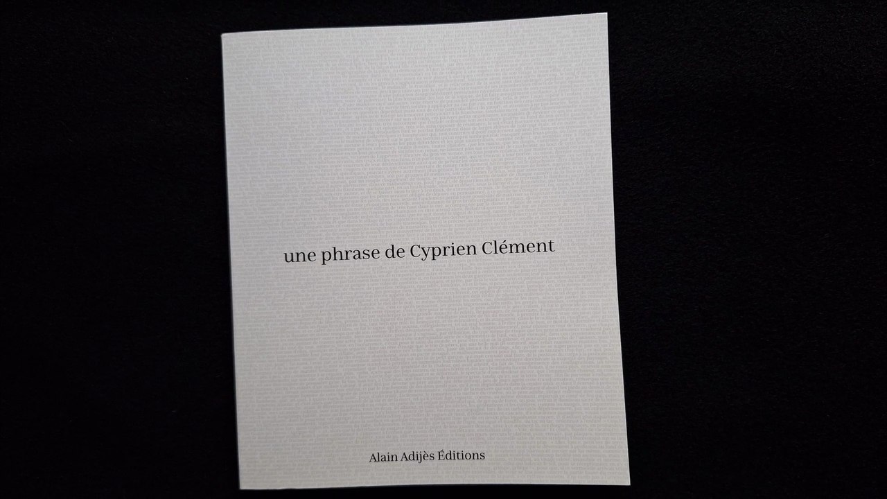 Brouillon accéléré de l’écriture d’une partie d’une phrase de 11084 mots