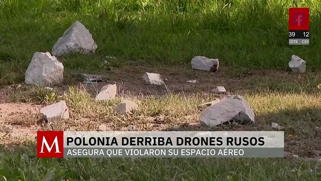 Polonia derriba drones rusos; asegura que violaron su espacio aéreo