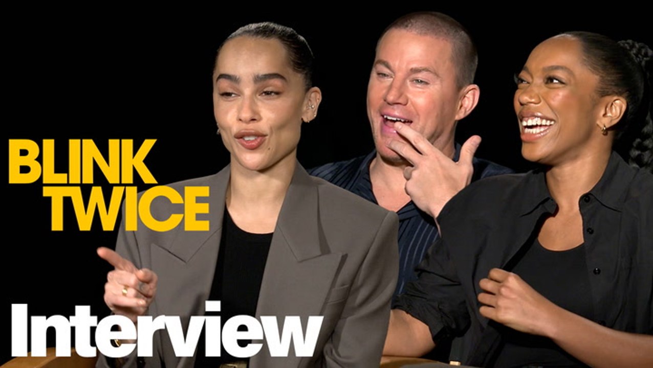 'Blink Twice' Interviews with Zoë Kravitz, Chan...