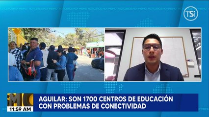 Aguilar: se necesitan más de mil antenas para cubir la deficiencia a conexión