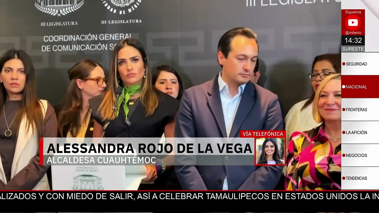 Alessandra Rojo de la Vega impulsa iniciativa contra robo de autopartes en CdMx