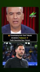 Fenerbahçe’nin Yeni Hocası Tedesco! Fatih Demirkol’dan Bomba Yorum ⚡🔥