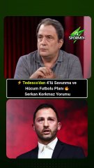 Tedesco’nun 4’lü Savunma ve Hücum Planı! Serkan Korkmaz’dan Dikkat Çeken Yorum ⚡🔥