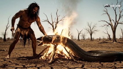 Part 23 - A Girl Alone Surviving In The Forest - Giant Python vs King Kong - YouTube