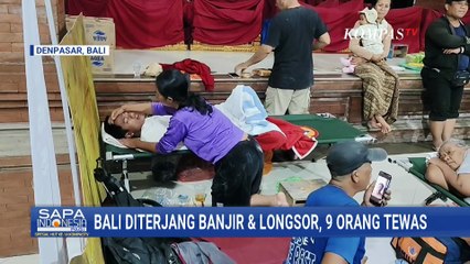 Bali Diterjang Banjir dan Longsor, BPBD Laporkan Total Korban Tewas 9 Orang | SAPA PAGI