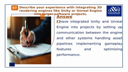 Top 10 3D Rendering Developer Interview Questions and Answers for 2025 | Part 10
