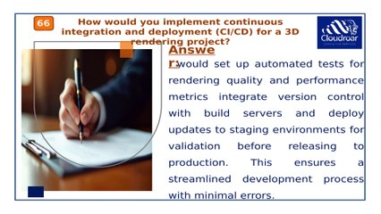 Top 10 3D Rendering Developer Interview Questions and Answers for 2025 | Part 7