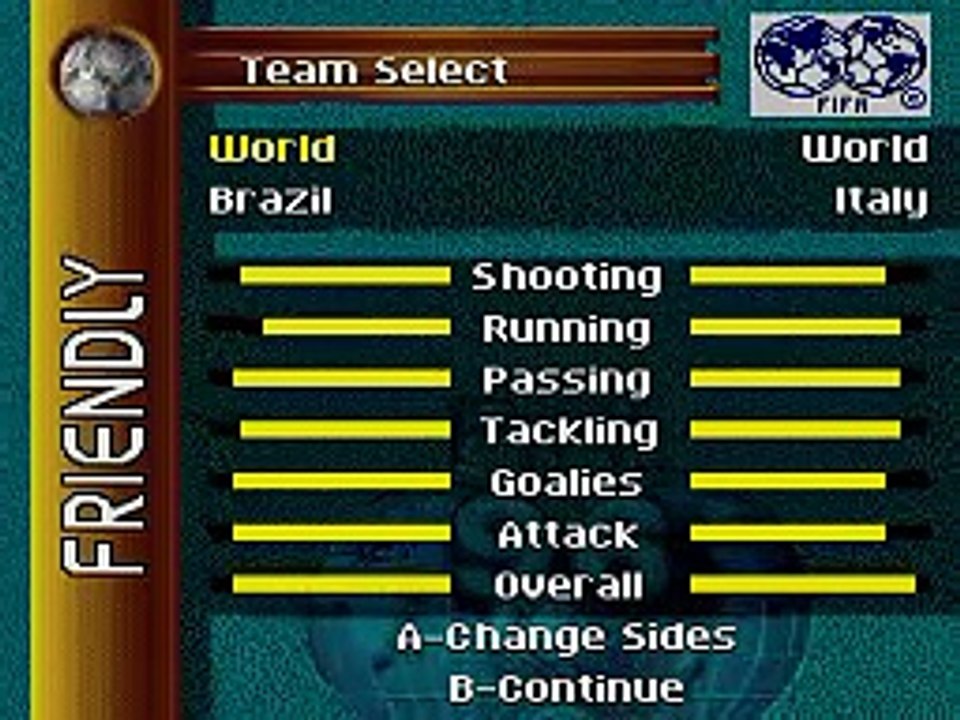 FIFA Soccer 96 (SNES)