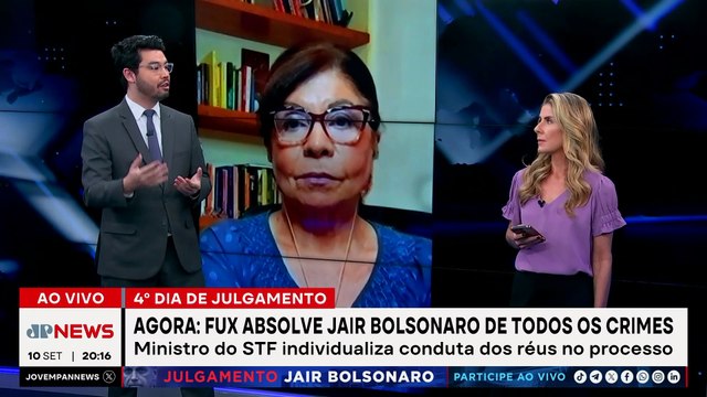 SEGUNDO DIA DE VOTAÇÃO NO JULGAMENTO DE BOLSONARO E MAIS SETE RÉUS | JORNAL JOVEM PAN - 10/09/2025