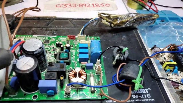 PEL Dawlance DC inverter AC F1 error code Compressor start hony ka bad F1 ata ha AC PCB #450