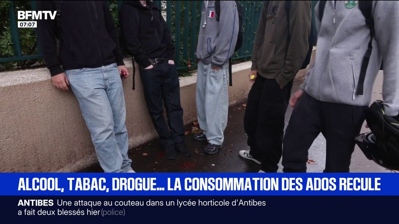 Alcool, tabac, drogue... La consommation des jeunes en net recul