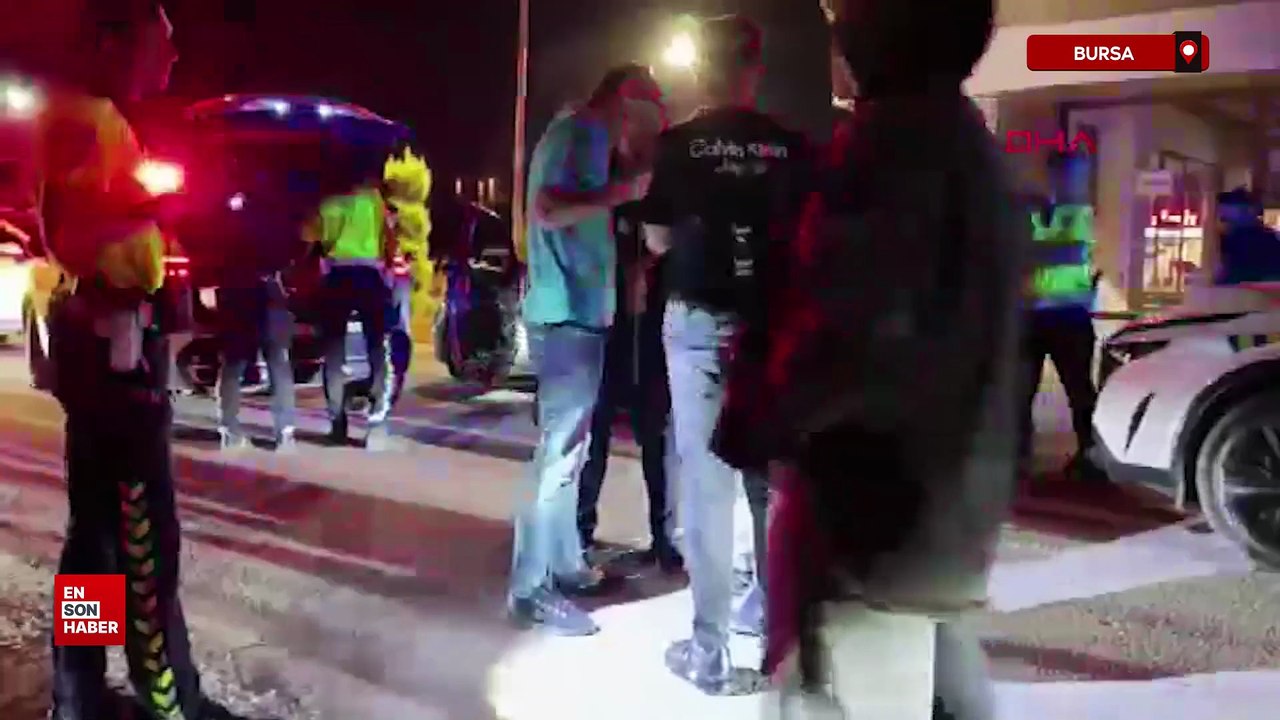 Bursa’da kavga ihbarına giden polis, otomobilde oyuncak silah ele geçirdi