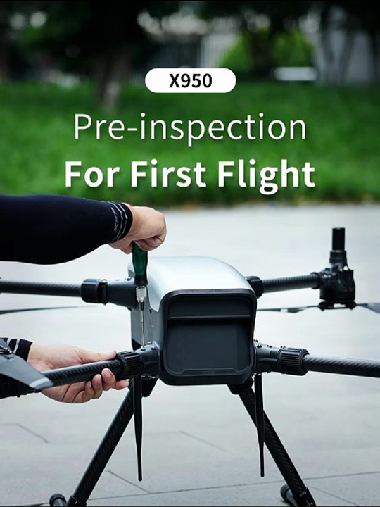 Pre-inspection for first flight