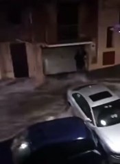 Strade come fiumi in piena ad Alcamo