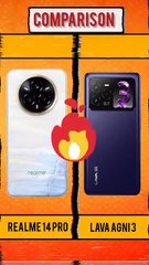 Comparison video 2025. Realme 14 Pro 5g vs lava agni 3 5g.