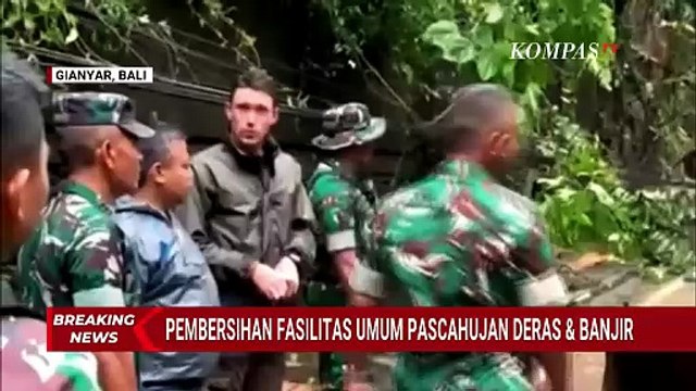 Update! Proses Pembersihan Area Terdampak Banjir di Bali, Korban Masih Bertahan di Pengungsian