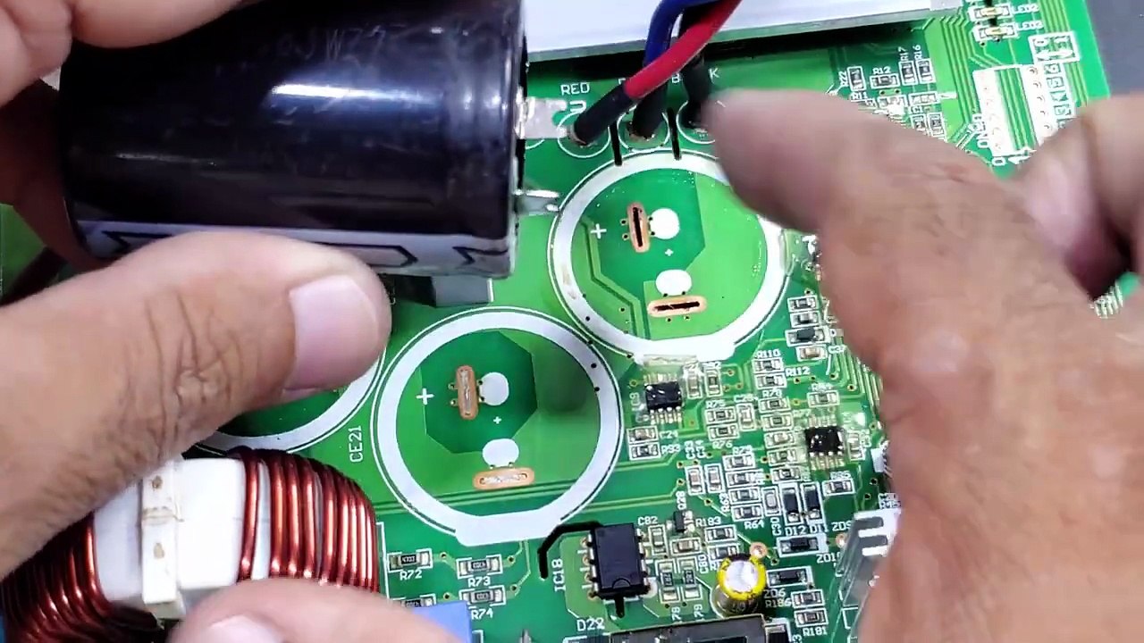 Kenwood DC inverter AC E5 error code AC PCB Repair #452
