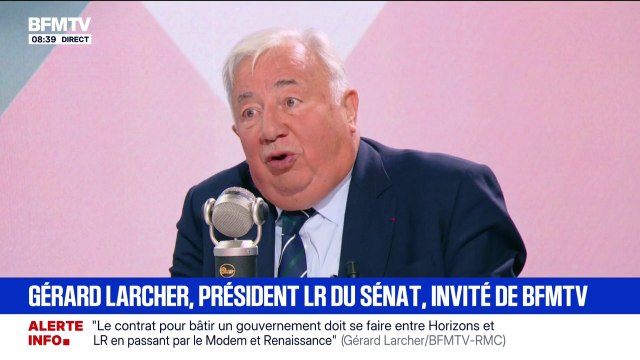 Taxe Zucman: Une mesure anticonstitutionnelle , affirme Gérard Larcher, président du Sénat