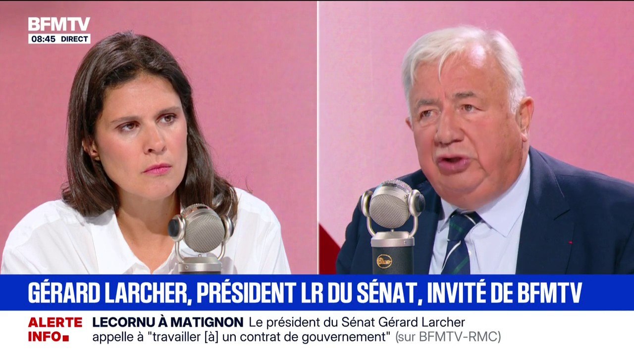 "Bloquons tout": pour Gérard Larcher, "c'est un échec et une récupération par l'ultra-gauche"