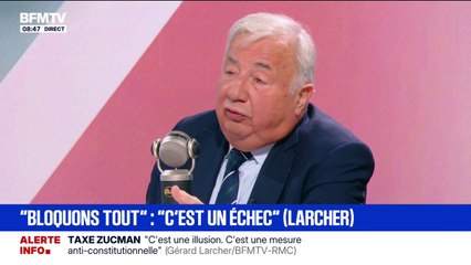 Gérard Larcher (LR) : "Il faut que notre pays retrouve la voie de l'espérance"