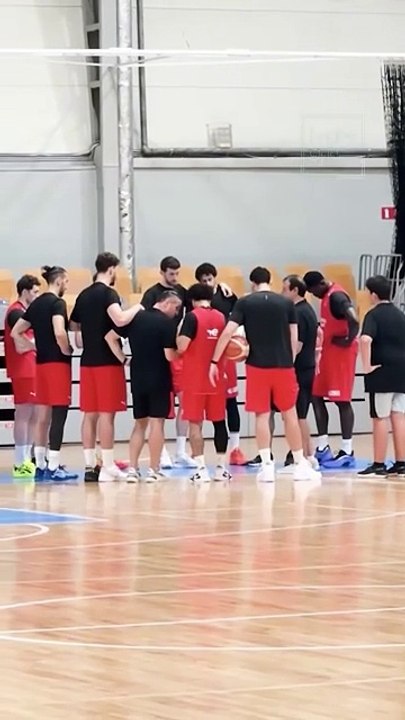 A Milli Basketbol Takımı, Yunanistan maçı hazırlıklarına başladı