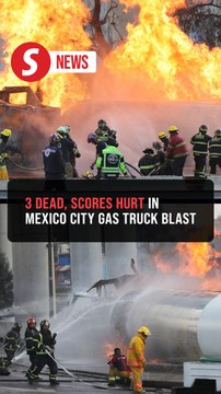 Gas truck explosion in Mexico City kills at least three, injures 70